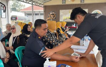 Setetes Darah, Sejuta Manfaat, Lapas Dharmasraya Gelar Donor Darah Sambut HUT Ke-81