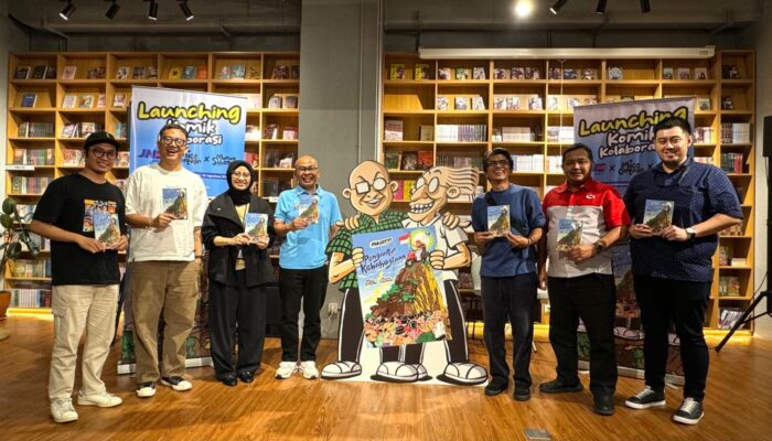 JNE dan Penerbit GRASINDO Luncurkan Komik Pengantar Kebahagiaan, Angkat Kisah Para Kurir yang Menghubungkan Kebahagiaan