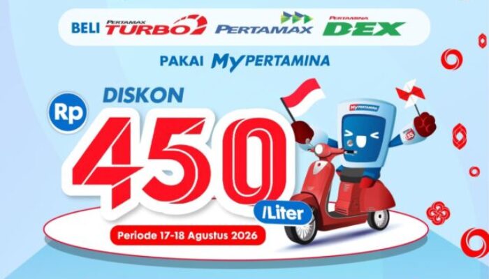 Hanya Dua Hari, Pertamina Hadirkan Diskon Rp450 per Liter Melalui Semarak Merdeka MyPertamina