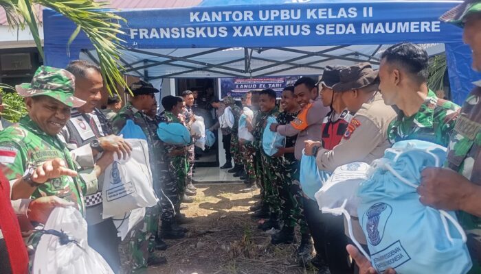 Bantuan Logistik Presiden Tiba di Maumere, 1.725 Paket Sembako Disiapkan untuk Masyarakat Terdampak Bencana