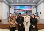 Rizqullah Kezio Syakib, Paskibraka Pengibar Bendera Merah Putih di Kota Padang