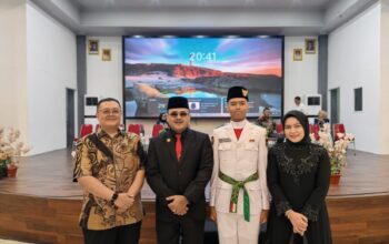 Rizqullah Kezio Syakib, Paskibraka Pengibar Bendera Merah Putih di Kota Padang