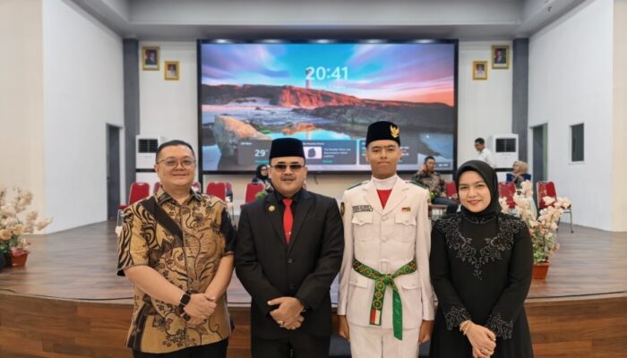 Rizqullah Kezio Syakib, Paskibraka Pengibar Bendera Merah Putih di Kota Padang