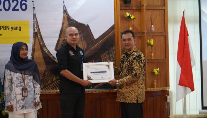 BNNK Pasaman Barat Raih Penghargaan Peringkat Tertinggi KPPN Award 2026