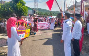 Nagari Sitanang Gelar Pawai Alegoris Perdana, Warga Antusias Rayakan HUT RI ke-81