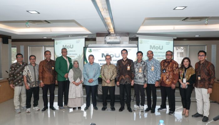 Bank Mandiri Taspen dan Universitas Andalas Perkuat Sinergi Strategis di Bidang Pendidikan dan Pengembangan SDM