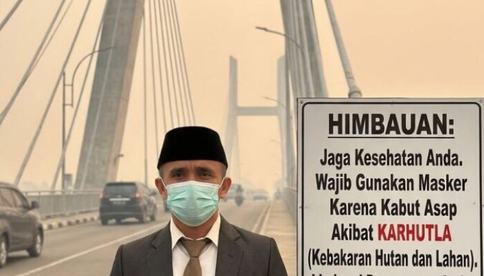 Asap Karhutla Makin Pekat, Pemuda PERTI Dharmasraya Imbau Anak-anak dan Ibu Hamil Kurangi Aktivitas  Luar Ruangan