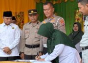 Disaksikan Kakankemenag, MAN 1 Tanah Datar MoU  Kurikulum  Berlalu Lintas dengan Polres
