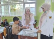 Puskesmas Sungayang Cek Kesehatan Gratis Murid MTsN 10 Tanah Datar