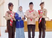 Anggota Pramuka MTsN 1 Agam Ikuti Pelepasan Jamnas 2026