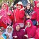 Gerak Jalan Santai, MTsN 3 Agam Meriahkan Kegiatan Kecamatan IV Koto