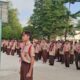 Semarak Hari Pramuka, MTsN 1 Agam Tampilkan Pasukan Tongkat dan Tari Semafor