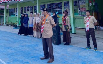 Gudep MAN 4 Tanah Datar Laksanakan Perkemahan Kenaikan Tingkat Golongan Penegak Bantara
