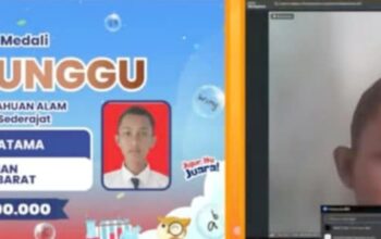 Nadhif Hasdi Pratama Siswa MTsN 1 Pasaman Raih Medali Perunggu OSN Tingkat Nasional