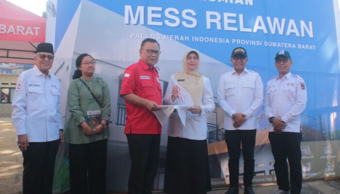 PMI Sumbar Resmikan Mess Relawan, Perkuat Kesiapsiagaan Hadapi Bencana