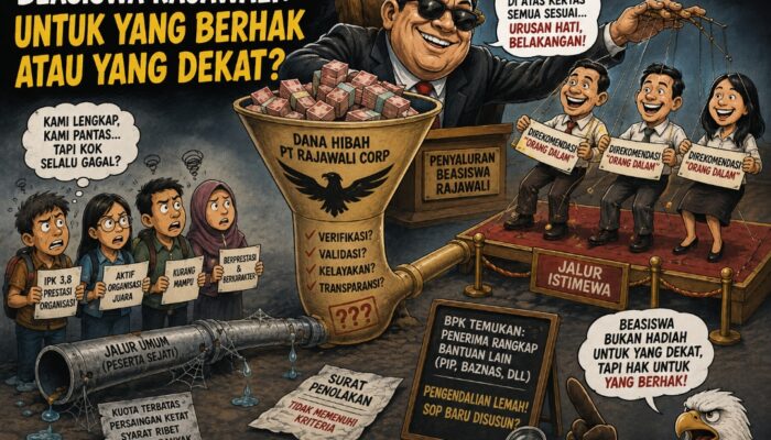 Penerima Beasiswa Rajawali Rangkap PIP dan Baznas, BPK Soroti Lemahnya Pengendalian