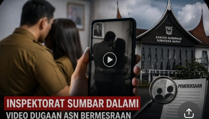 Video Panas Diduga ASN Dibawah Foto Wagub Beredar, Inspektorat Sumbar Minta Waktu Klarifikasi