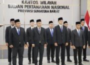 Kanwil BPN Sumbar Lantik Pejabat Pengawas dan Fungsional