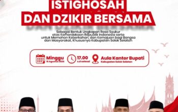Meriahkan HUT RI, Kakankemenag Solsel Ajak Semua Unsur Ikuti Istighasah dan Zikir Bersama