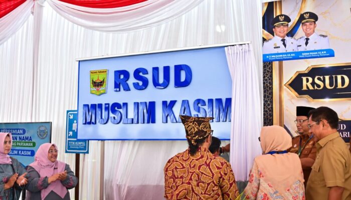 RSUD Parit Malintang Resmi Berganti Nama Menjadi RSUD Muslim Kasim
