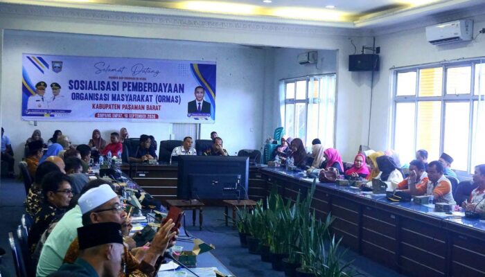 Kesbangpol Pasbar Luncurkan SIMPONI, Perkuat Layanan dan Data Ormas