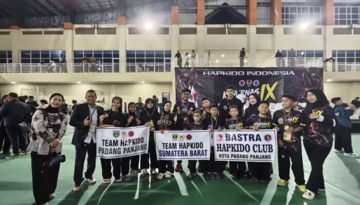 Didominasi Atlet Padang Panjang, Hapkido Sumbar Raih Sembilan Medali di Kejurnas 2026