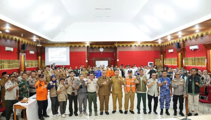 Gladi Kesiapsiagaan Bencana Gempa Bumi dan Tsunami Provinsi Sumbar 2026 Digelar Di Kota Pariaman