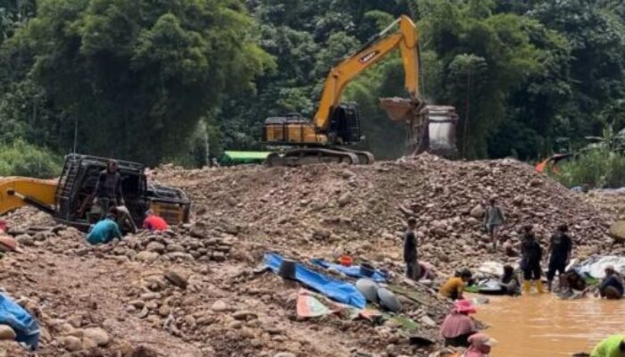 Di Kabupaten 50 Kota, Tambang Emas Ilegal Semakin Brutal