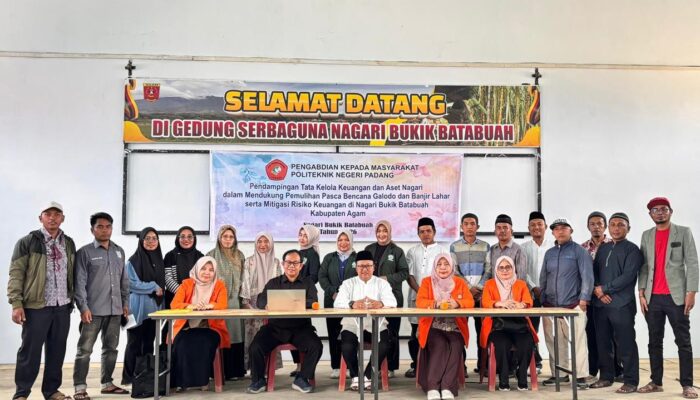 Tim PKM PNP Dorong Penguatan Tata Kelola Keuangan dan Aset Nagari Bukik Batabuah Pascabencana