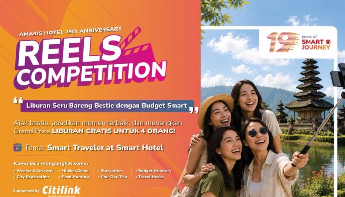 Amaris Hotel Bagi-Bagi Hadiah Liburan Gratis lewat Reels Competition