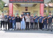 Satreskrim Polres Pasbar Sambut Silaturahmi PWI, Perkuat Sinergitas Polri dan Insan Pers
