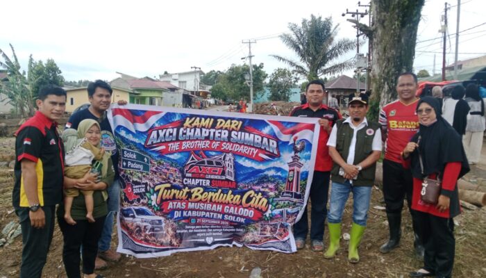 AXCI Chapter Sumbar Salurkan Bantuan Langsung pada Warga Terdampak Galodo di Kayu Aro