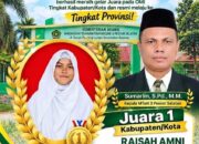 Raisah Amni Harumkan Nama MTsN 3 Pesisir Selatan, Juara 1 OMI dan Melaju ke Provinsi