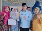 Lidya Siswa MTsN 1 Agam Raih Juara 3 OMI Kabupaten Agam, Terima Piagam Penghargaan Kakankemenag