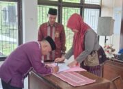 Wujudkan Generasi Unggul, Kepala MAN Sawahlunto Teken MoU Bersama Dinas P2KB