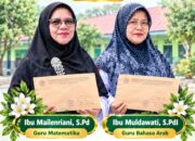 Dua Guru MTsN 5 Pesisir Selatan Terima SK Naik Pangkat IV/b