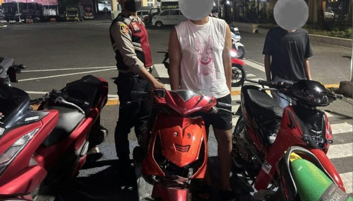 Lima Motor Diamankan, Patroli Presisi Polresta Padang Sasar Balap Liar dan Knalpot Brong