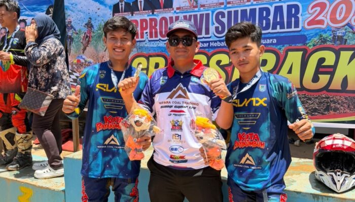 Sejarah Baru Porprov Sumbar XVI, Pembalap Kota Payakumbuh Borong 6 Emas Cabor Grasstrack