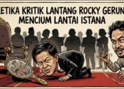 Ketika Kritik Lantang Rocky Gerung Mencium Lantai Istana