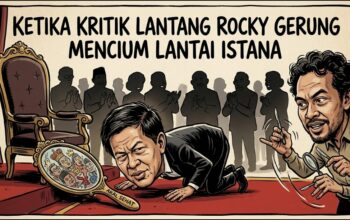 Ketika Kritik Lantang Rocky Gerung Mencium Lantai Istana
