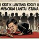 Ketika Kritik Lantang Rocky Gerung Mencium Lantai Istana