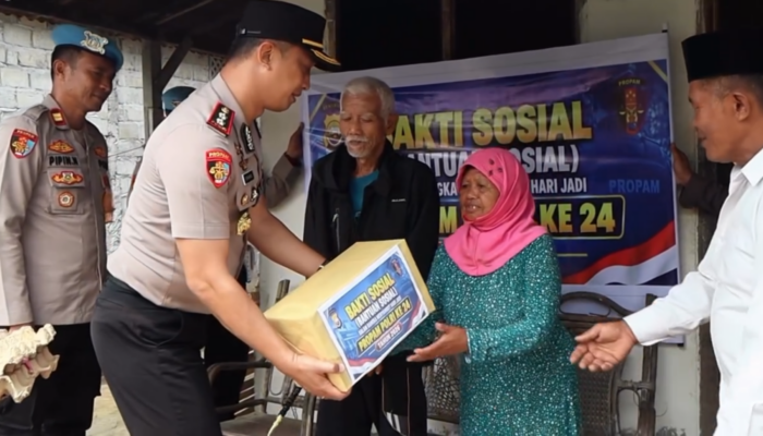 Semangat Pengabdian di Hari Jadi Propam ke-24, Polres Rejang Lebong Hadir Berbagi untuk Warga